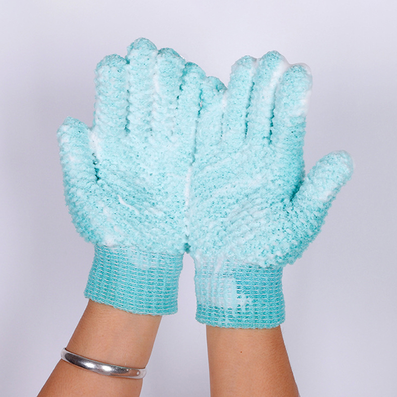 2PCS Exfoliating Bath Gloves S - Men'S Accessories Types 评论和价格