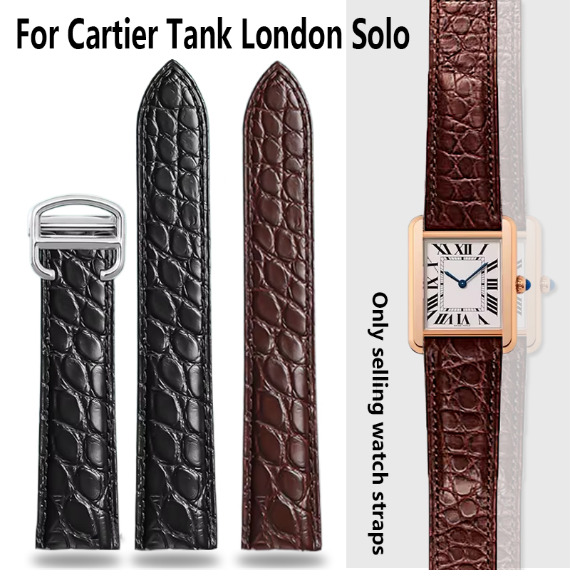 Crocodile Watchband 16 18 20 2 - Men'S Accessories London 评论和价格