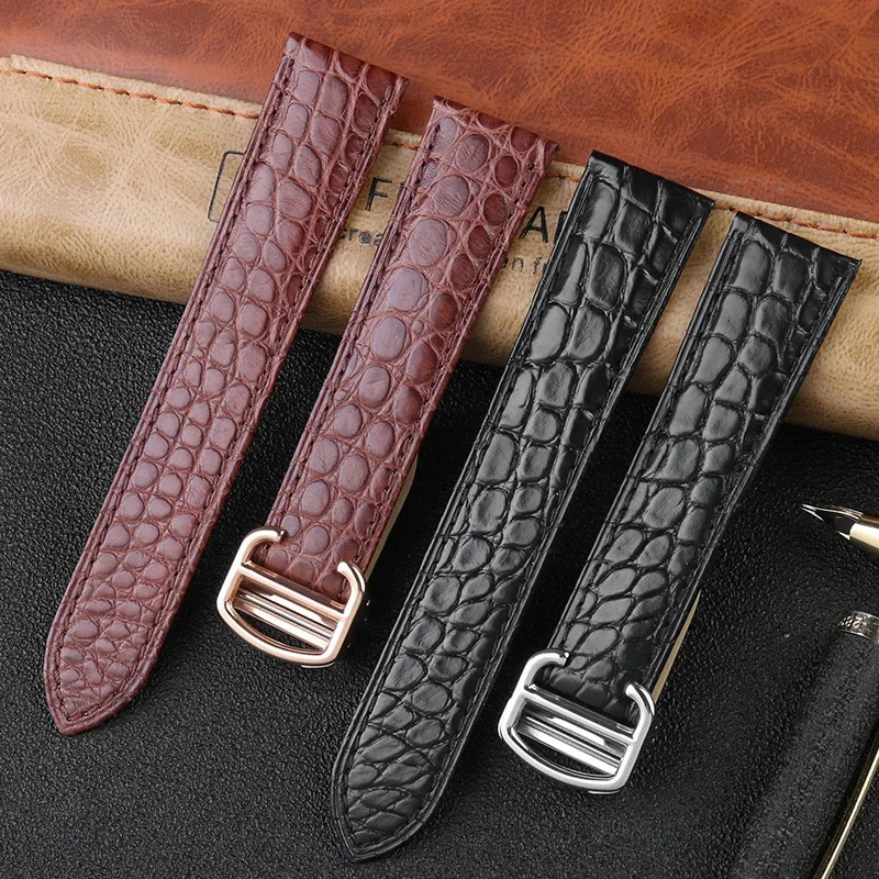 Crocodile Watchband 16 18 20 2 - Men'S Accessories London 评论和价格