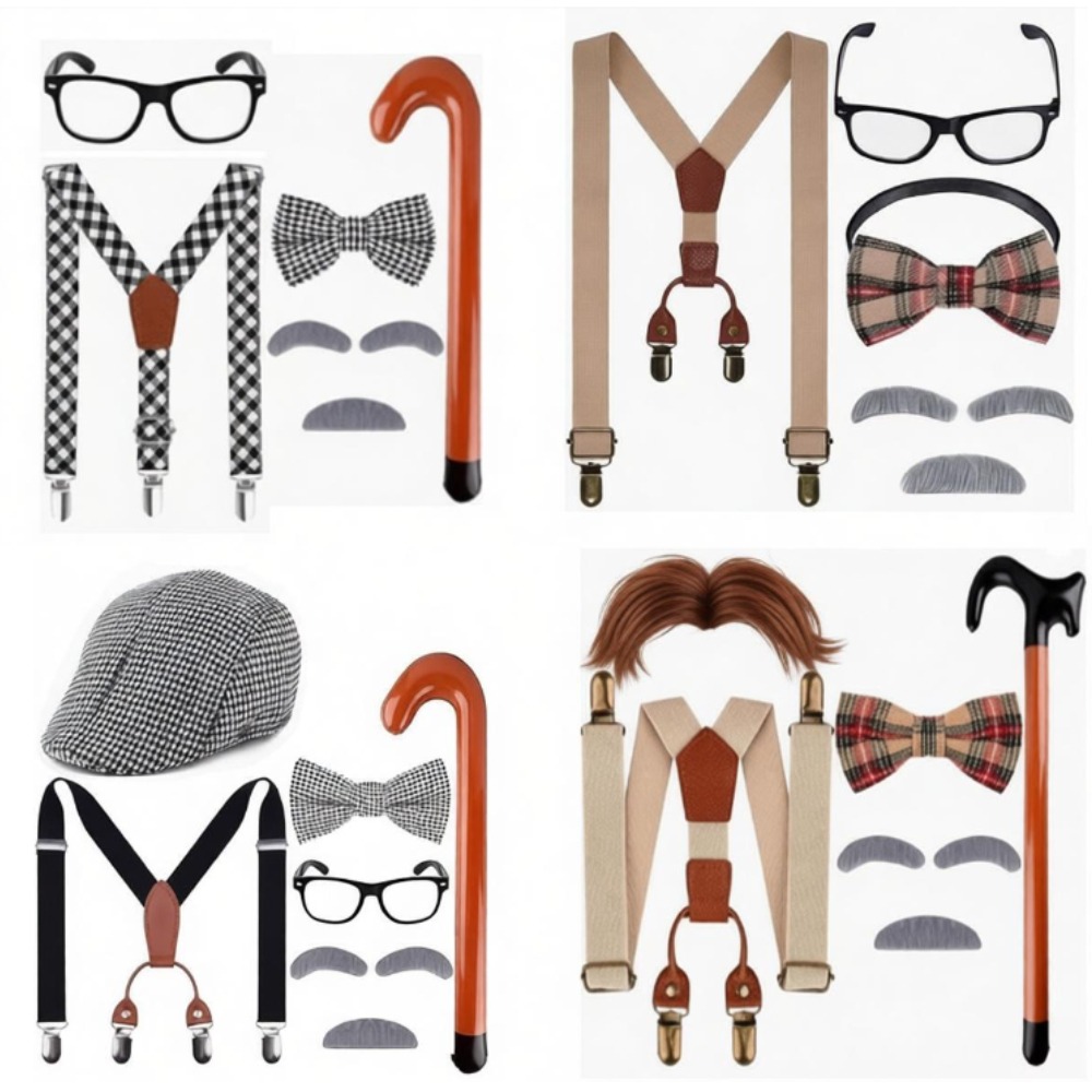 100 Day of School Costume Old  - Men'S Accessories In The 1920S 评论和价格