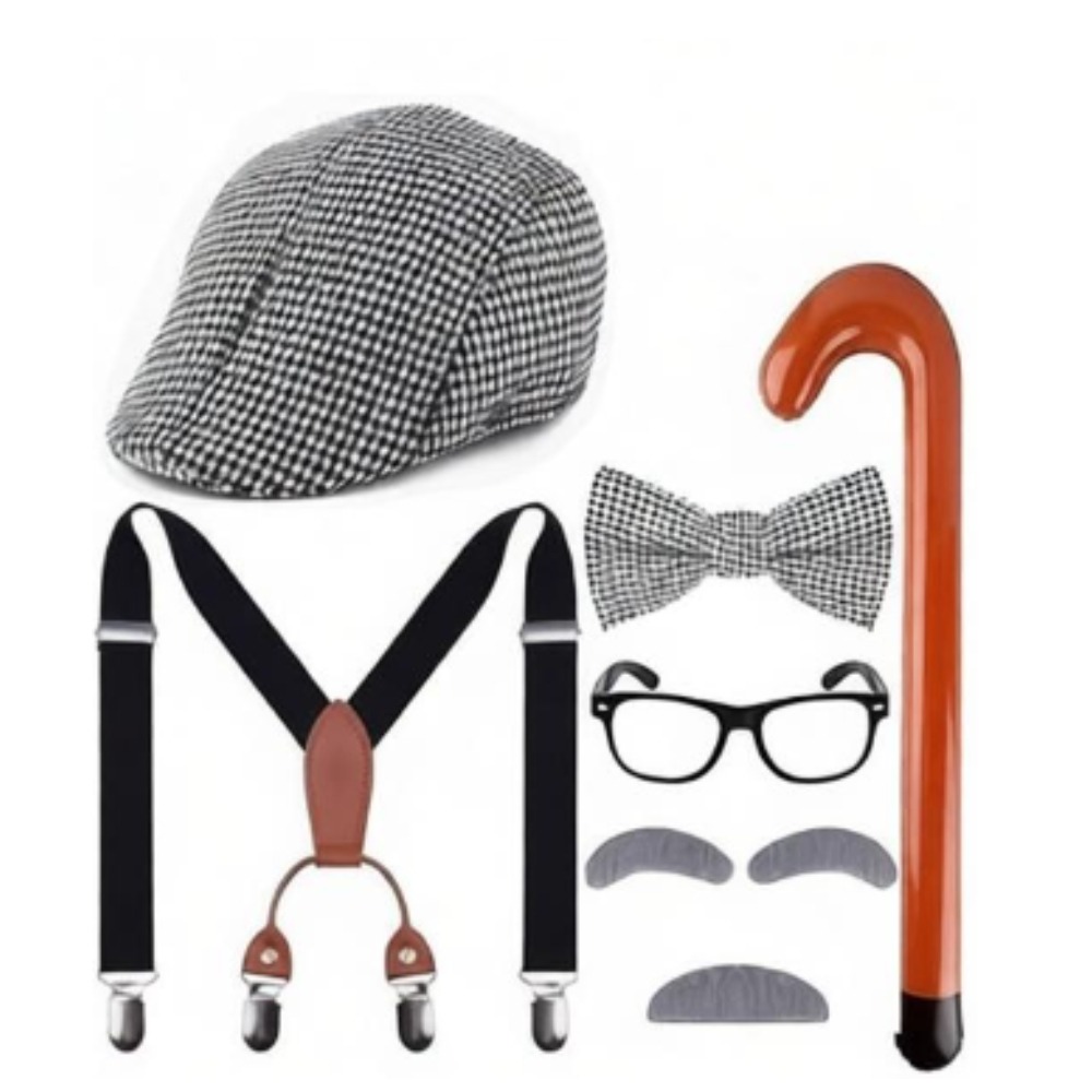 100 Day of School Costume Old  - Men'S Accessories In The 1920S 评论和价格