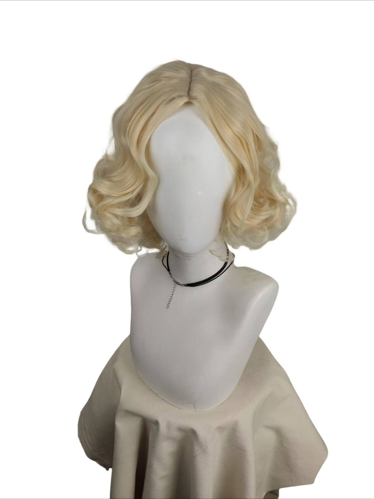 Short Platinum Blonde Curly Wi - Men'S Accessories In The 1920S 评论和价格